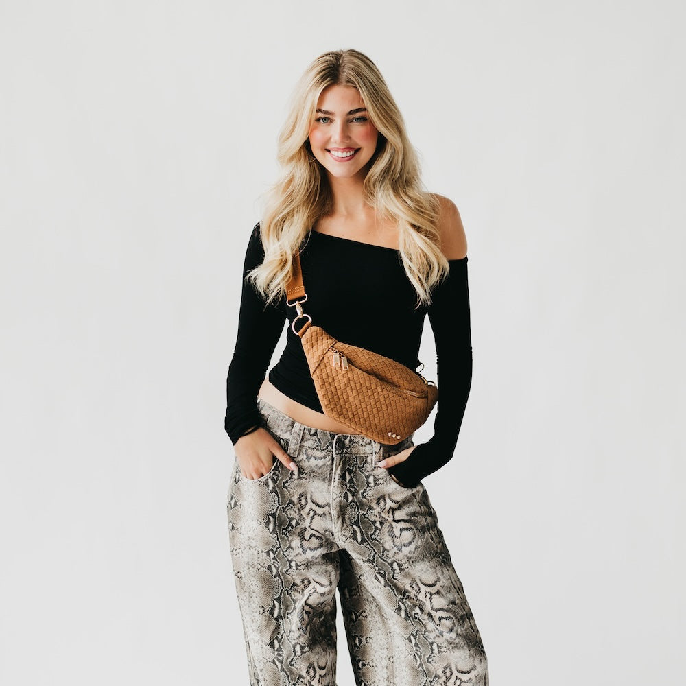 Susie Suede Bum Bag-Presales-Dear Me Southern Boutique, located in DeRidder, Louisiana