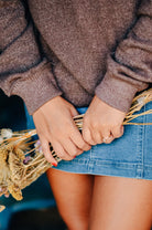 Sweater Weather Knit Sweatshirt-Dear Me Southern Boutique, located in DeRidder, Louisiana