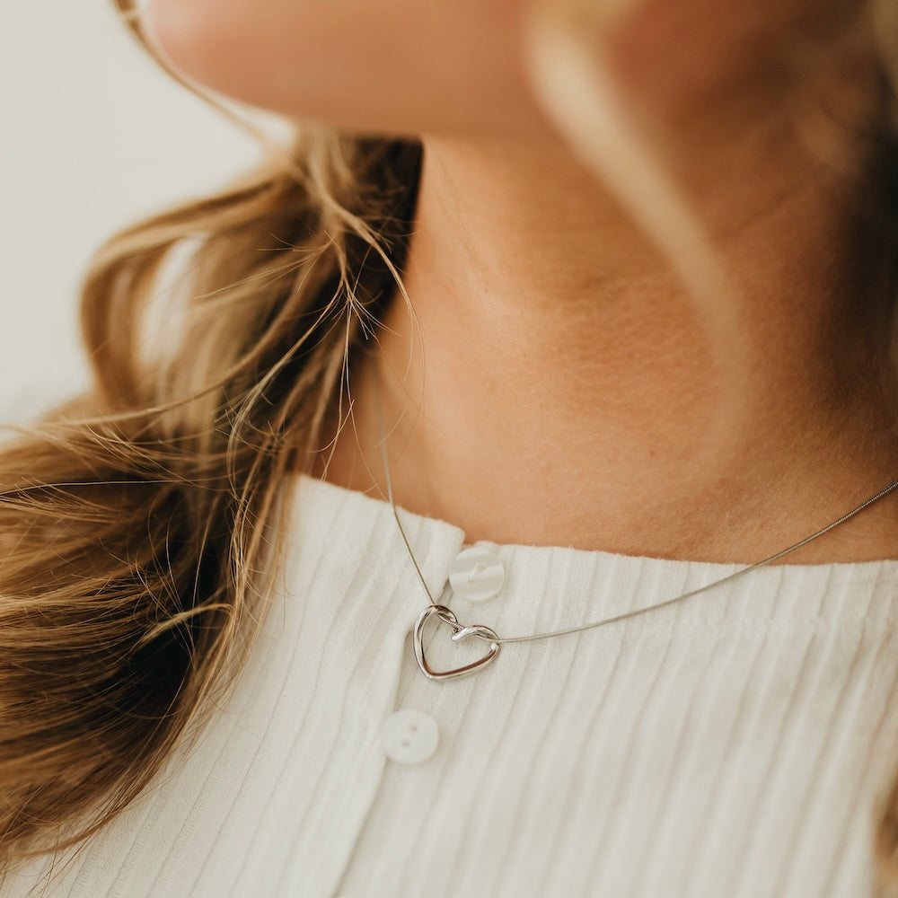 Tangled in Love Heart Necklace - WATERPROOF-Presales-Dear Me Southern Boutique, located in DeRidder, Louisiana