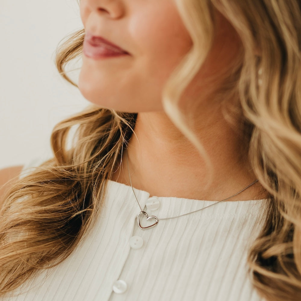 Tangled in Love Heart Necklace - WATERPROOF-Presales-Dear Me Southern Boutique, located in DeRidder, Louisiana