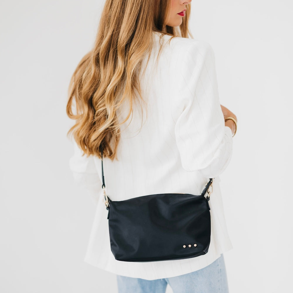 Taylor Nylon Slouchy Crossbody Bag - ARRAY SPECIAL-Presales-Dear Me Southern Boutique, located in DeRidder, Louisiana