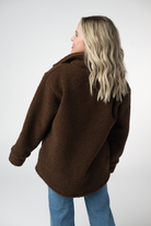Teddy Oversized Shacket - Brown-shacket-Dear Me Southern Boutique, located in DeRidder, Louisiana