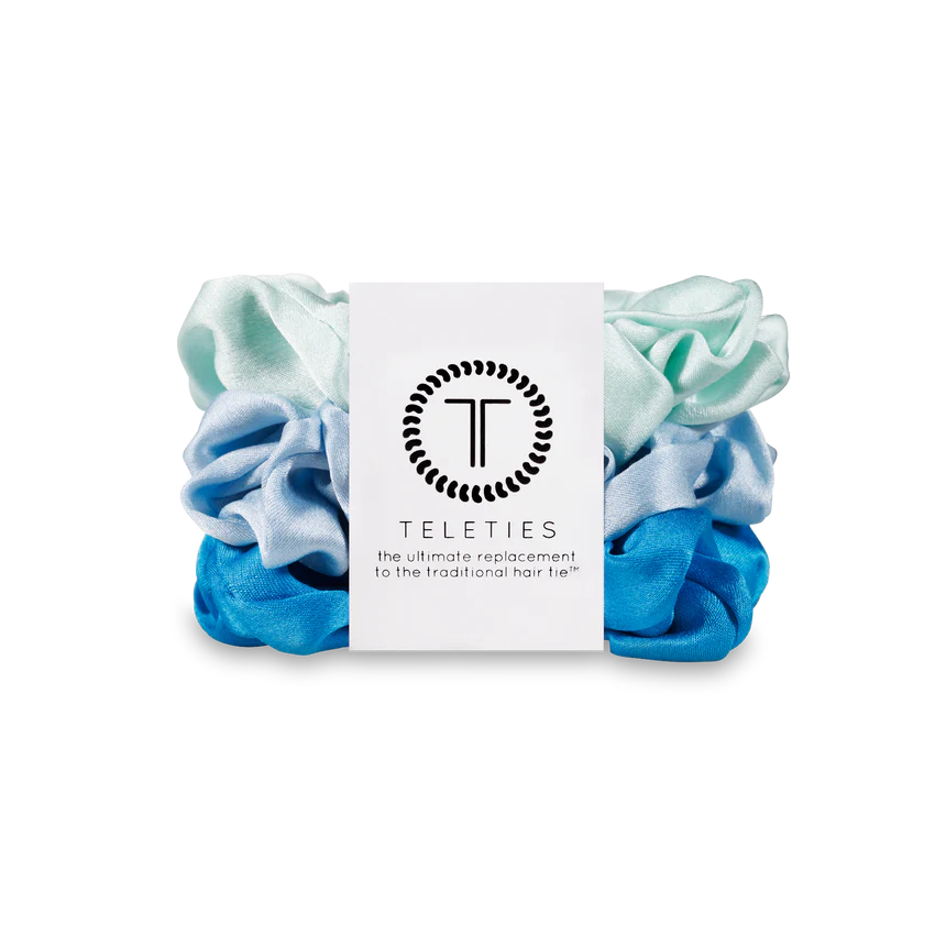 Teleties Blue My Mind Scrunchies-Scrunchies-Dear Me Southern Boutique, located in DeRidder, Louisiana