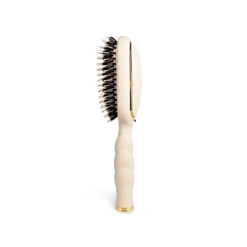 Teleties Boar Bristle Hairbrush - Tan-Health/Beauty-Dear Me Southern Boutique, located in DeRidder, Louisiana