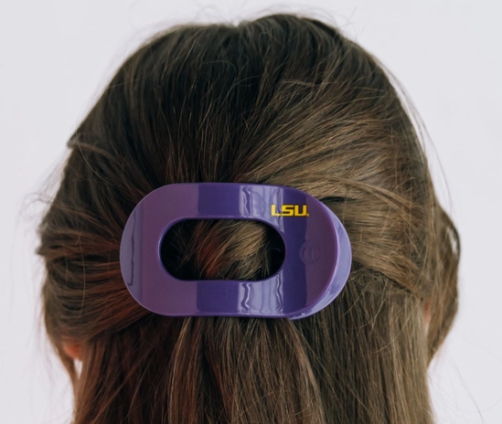 Teleties Flat Clip- LSU-Hair Clips-Dear Me Southern Boutique, located in DeRidder, Louisiana