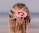 Teleties Flat Clip- Paradise Pink-Hair Clips-Dear Me Southern Boutique, located in DeRidder, Louisiana