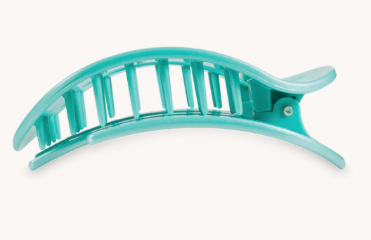 Teleties Flat Clip- Totally Turquoise-Hair Clips-Dear Me Southern Boutique, located in DeRidder, Louisiana