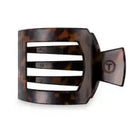Teleties Flat Open Square Clip - Tortoise-Hair Clips-Dear Me Southern Boutique, located in DeRidder, Louisiana