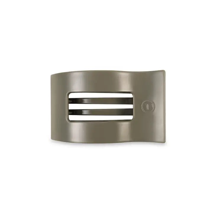 Teleties Flat Rectangle Clip - Sage It Ain't So-Hair Clips-Dear Me Southern Boutique, located in DeRidder, Louisiana