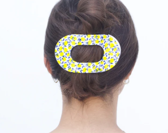 Teleties Flat Round Clip- Limoncello-Hair Clips-Dear Me Southern Boutique, located in DeRidder, Louisiana