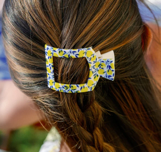 Teleties Flat Square Clip- Limoncello-Hair Clips-Dear Me Southern Boutique, located in DeRidder, Louisiana