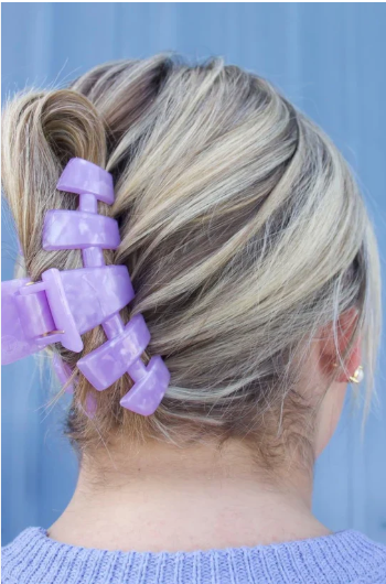 Teleties Hair Clip - Lavender Mist-Hair accessories-Dear Me Southern Boutique, located in DeRidder, Louisiana