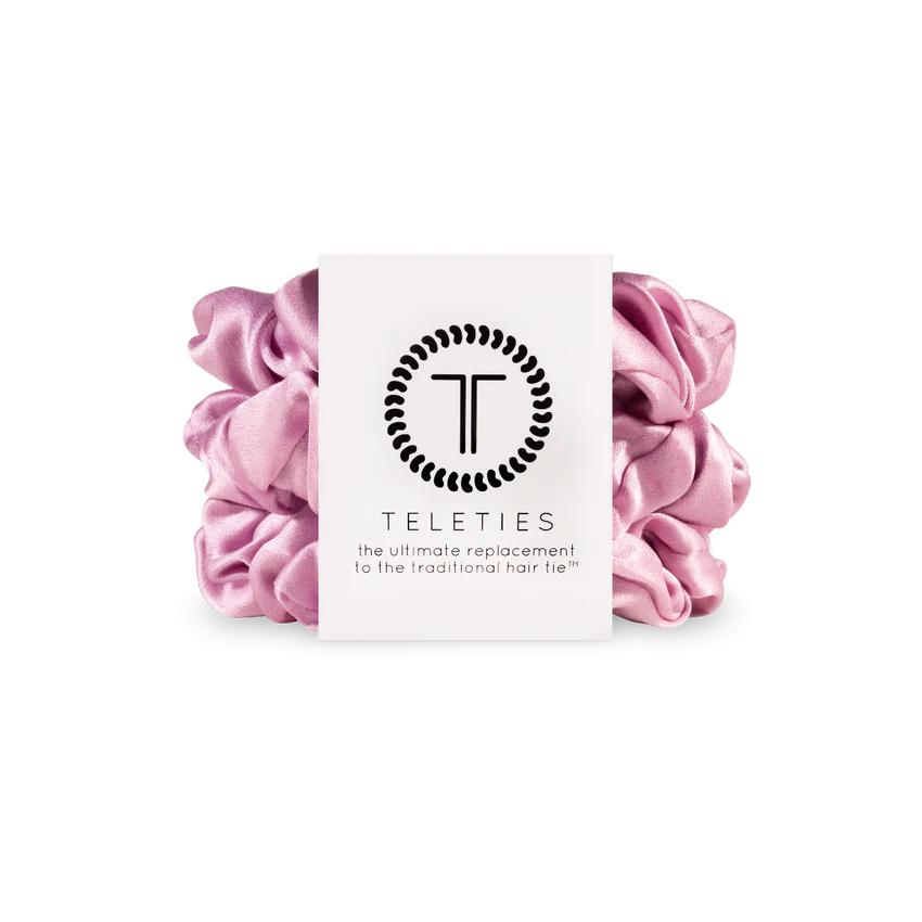 Teleties I Pink I Love You Scrunchies-Hair accessories-Dear Me Southern Boutique, located in DeRidder, Louisiana