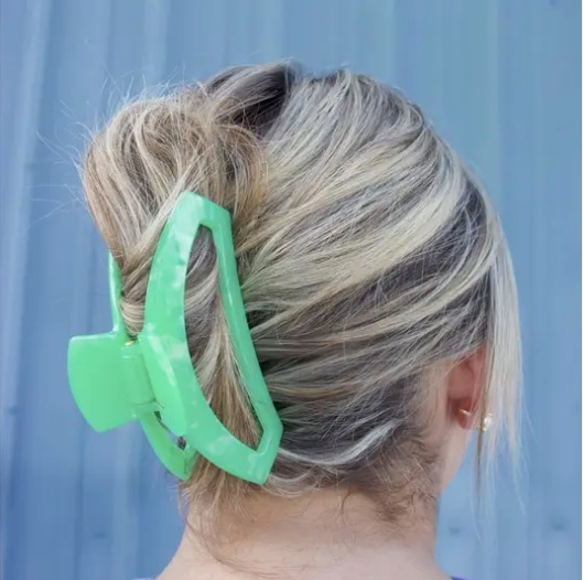 Teleties Open Hair Clip - Spring Splash-Hair accessories-Dear Me Southern Boutique, located in DeRidder, Louisiana