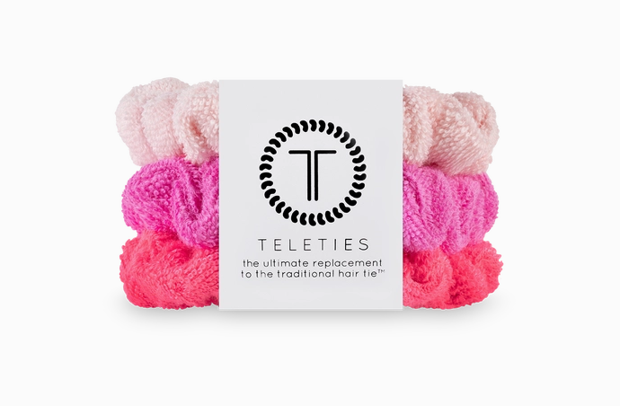 Teleties Terry Cloth Srunchies - Aruba-Scrunchies-Dear Me Southern Boutique, located in DeRidder, Louisiana