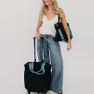 Tenley Quilted Tote Roller Bag-Presales-Dear Me Southern Boutique, located in DeRidder, Louisiana