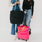 Tenley Quilted Tote Roller Bag-Presales-Dear Me Southern Boutique, located in DeRidder, Louisiana