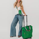 Tenley Quilted Tote Roller Bag-Presales-Dear Me Southern Boutique, located in DeRidder, Louisiana