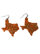 Texas Orange Randans-Earrings-Dear Me Southern Boutique, located in DeRidder, Louisiana