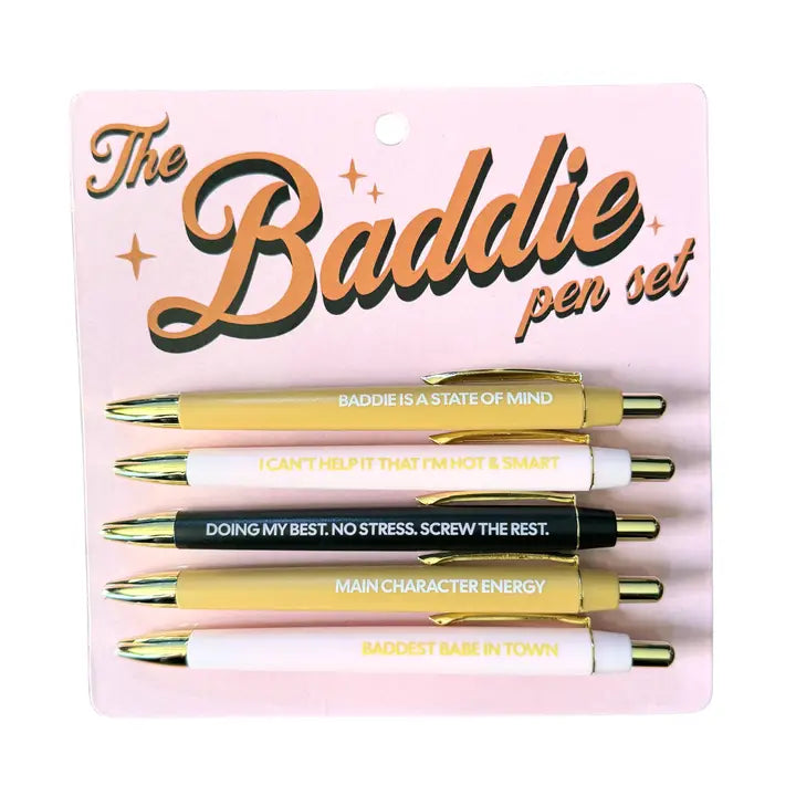 The Baddie Pen Set-Pens-Dear Me Southern Boutique, located in DeRidder, Louisiana