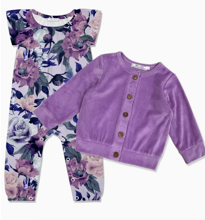 The Brie Romper Set-Kids Clothing-Dear Me Southern Boutique, located in DeRidder, Louisiana