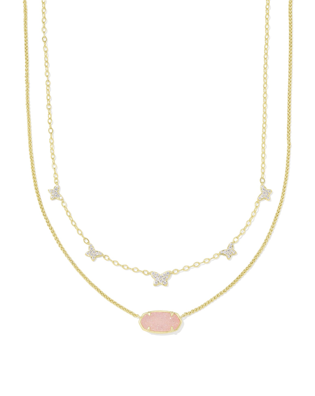The Dolly Double Layer Butterfly Necklace Set | Dolly Parton x Kendra Scott-Jewelry-Dear Me Southern Boutique, located in DeRidder, Louisiana