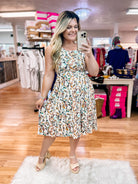 The Kelsey Tank Dress- Autumn Mix-Midi Dresses-Dear Me Southern Boutique, located in DeRidder, Louisiana