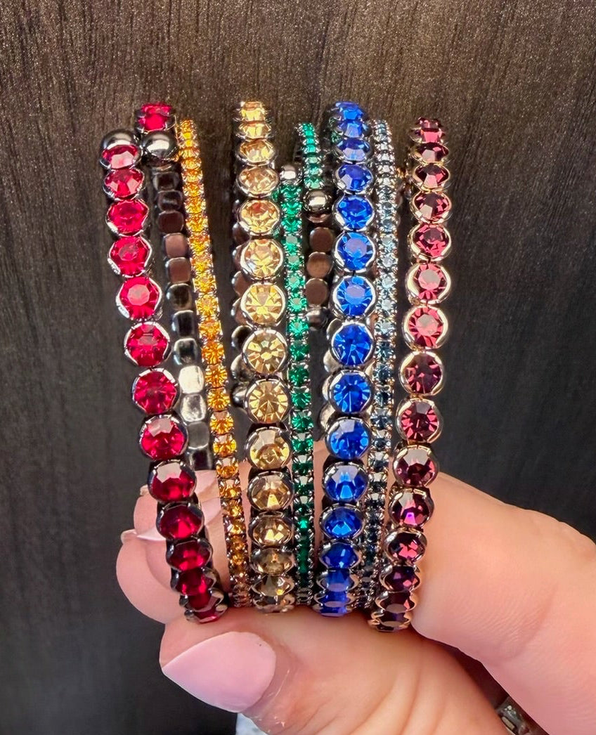 The Rainbow Stack-Jewelry - Bracelets-Dear Me Southern Boutique, located in DeRidder, Louisiana