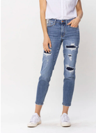 The Shadow Judy Blue Jeans-Jeans-Dear Me Southern Boutique, located in DeRidder, Louisiana