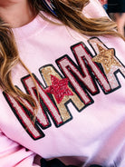 The Star Mama Sequin Sweatshirt-Sweatshirts-Dear Me Southern Boutique, located in DeRidder, Louisiana
