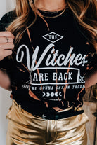 The Witches Are Back Bleached Tee-Dear Me Southern Boutique, located in DeRidder, Louisiana
