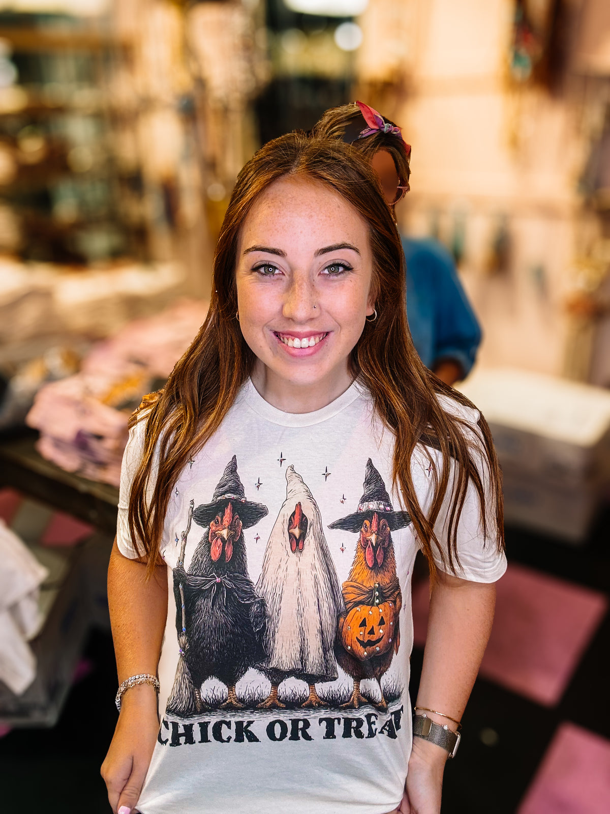 The Witchy Chicks Bougie Rhinestone Tee-Presales-Dear Me Southern Boutique, located in DeRidder, Louisiana