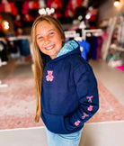 Tickled Pink Bear Kids Hoodie-Pullover-Dear Me Southern Boutique, located in DeRidder, Louisiana