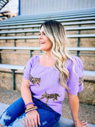 Tiger Square Neck Sweater-Sweaters-Dear Me Southern Boutique, located in DeRidder, Louisiana