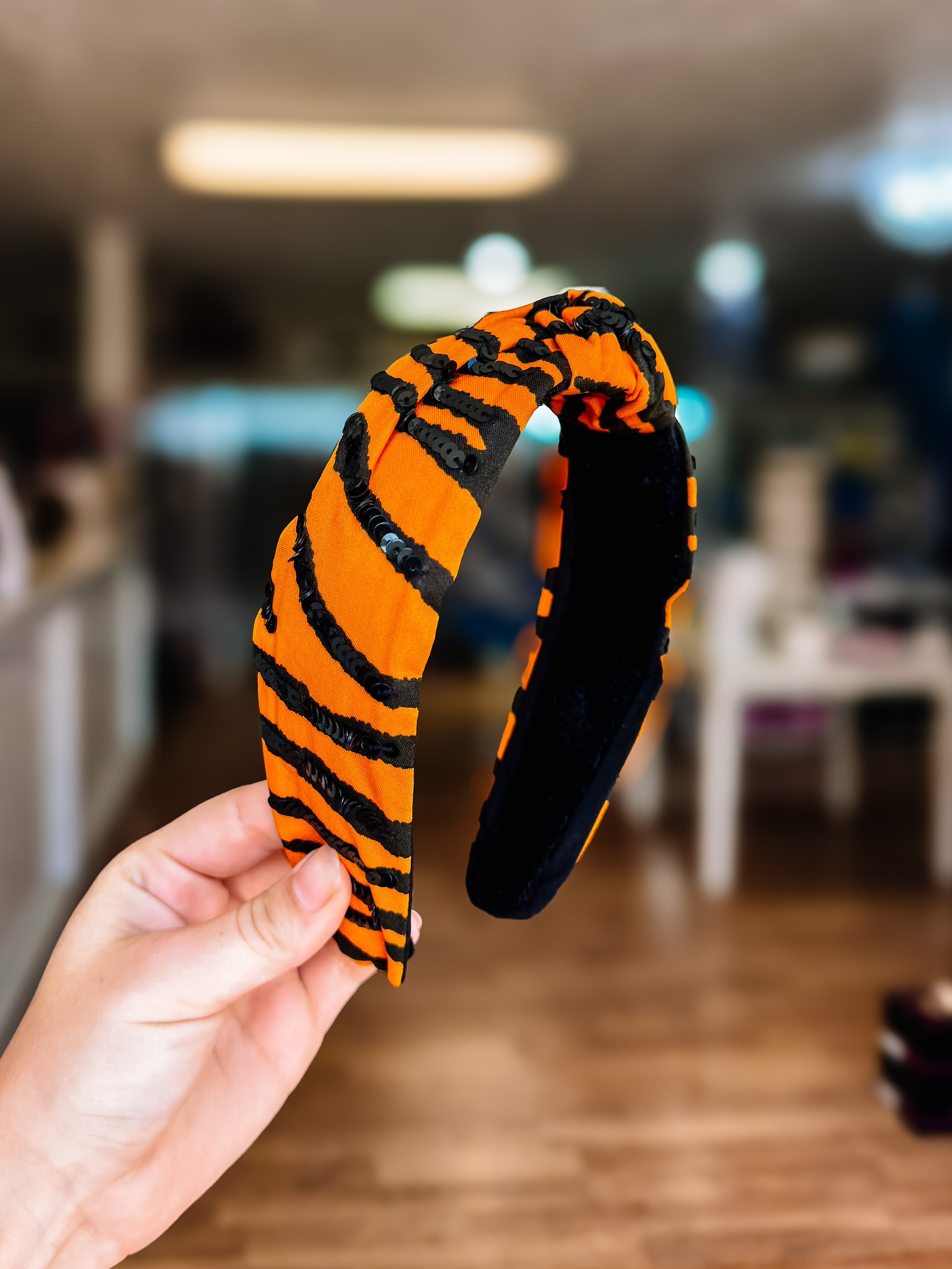 Tiger Stripe Twist Headband-Hair accessories-Dear Me Southern Boutique, located in DeRidder, Louisiana