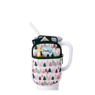 Tinseled Trees Mega Mug Swig Pouch-Mega Mugs-Dear Me Southern Boutique, located in DeRidder, Louisiana