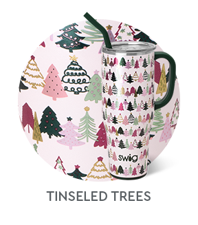 Tinseled Trees Swig Mega Mug-Mega Mugs-Dear Me Southern Boutique, located in DeRidder, Louisiana