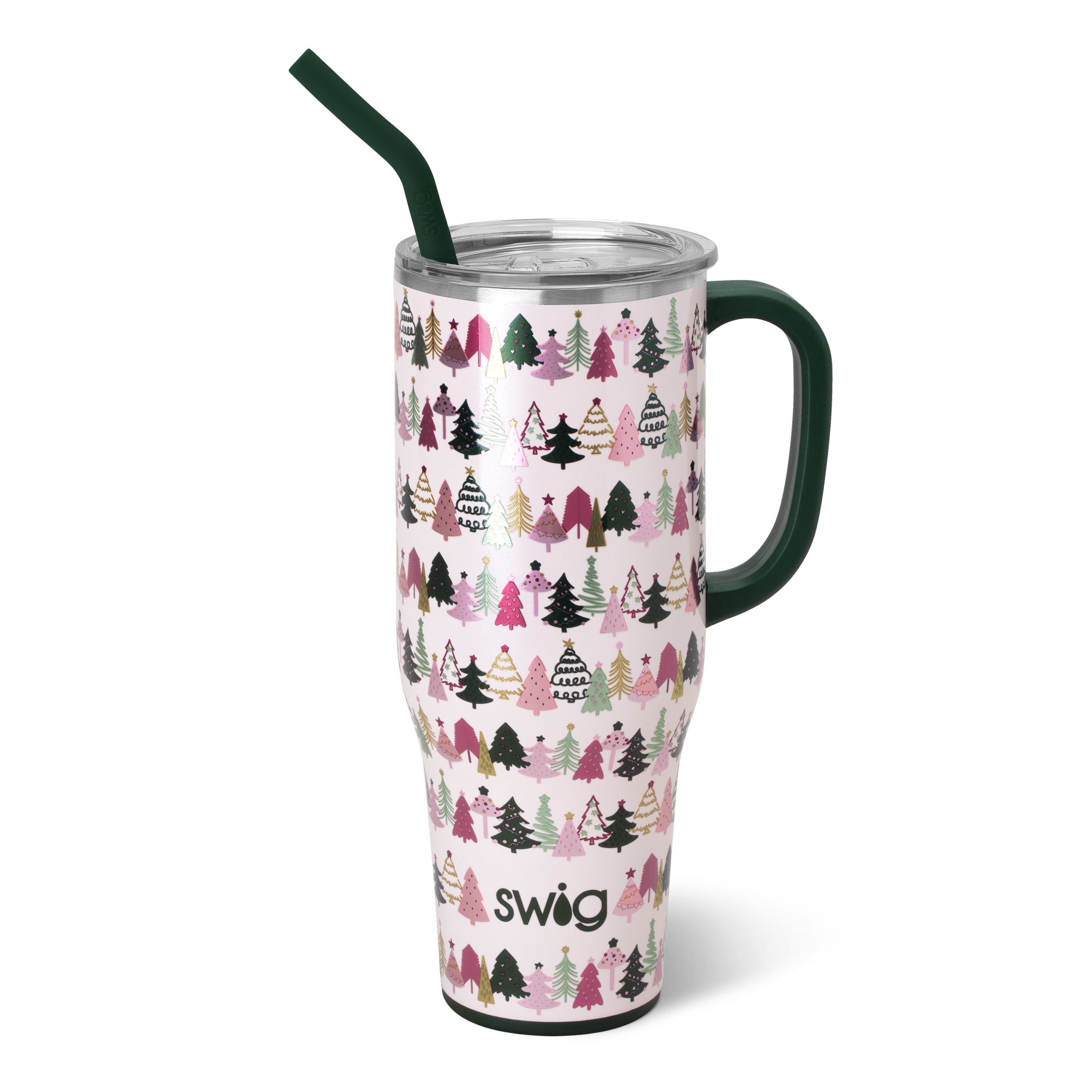 Tinseled Trees Swig Mega Mug-Mega Mugs-Dear Me Southern Boutique, located in DeRidder, Louisiana