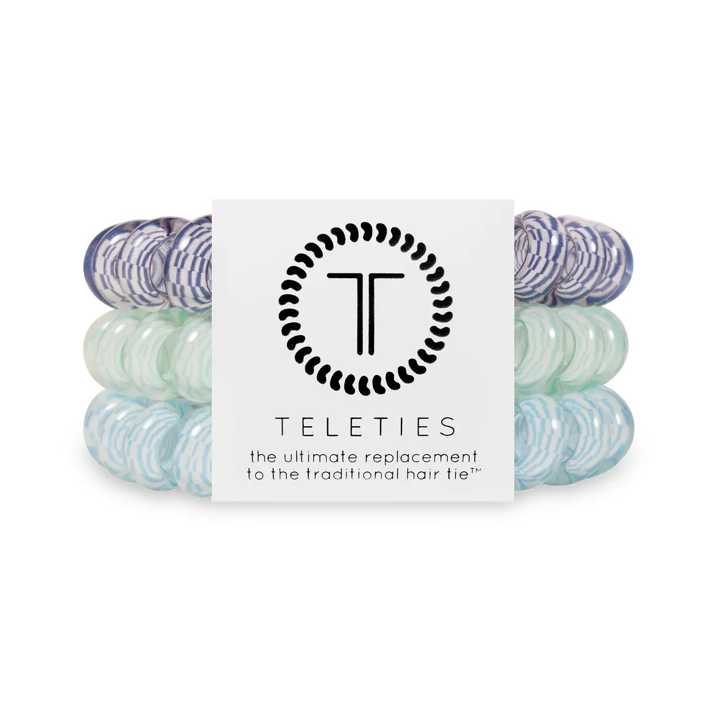 Totally Turquoise - Large Teleties-Mixed Hair Ties-Dear Me Southern Boutique, located in DeRidder, Louisiana