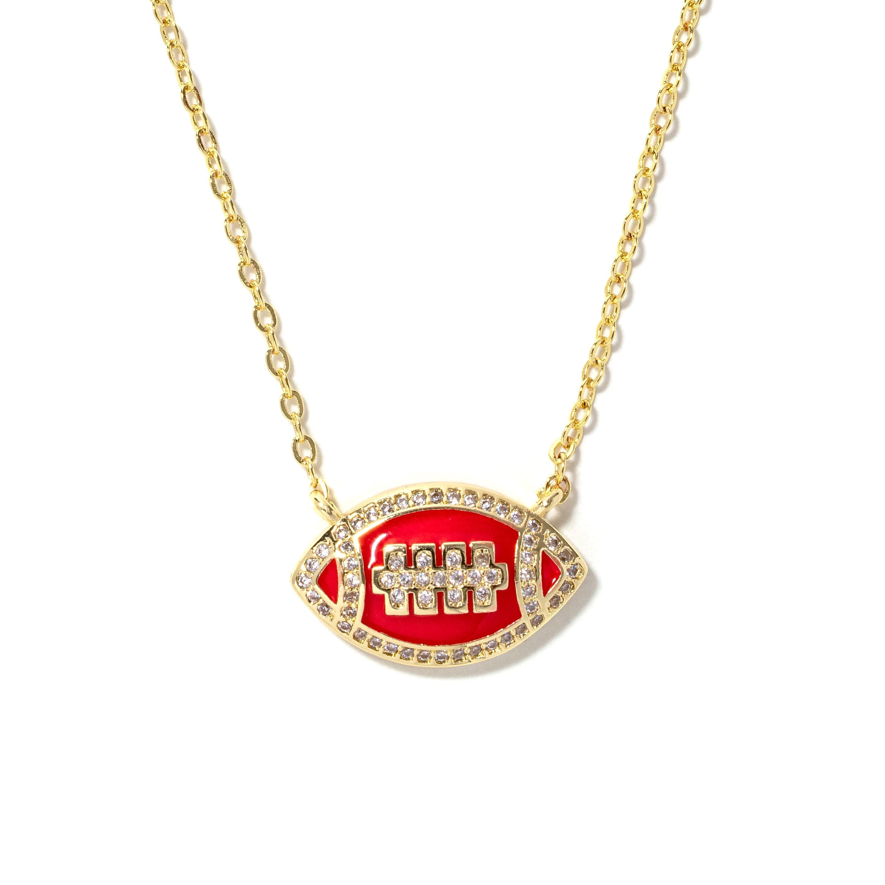Touchdown Necklace-Dear Me Southern Boutique, located in DeRidder, Louisiana