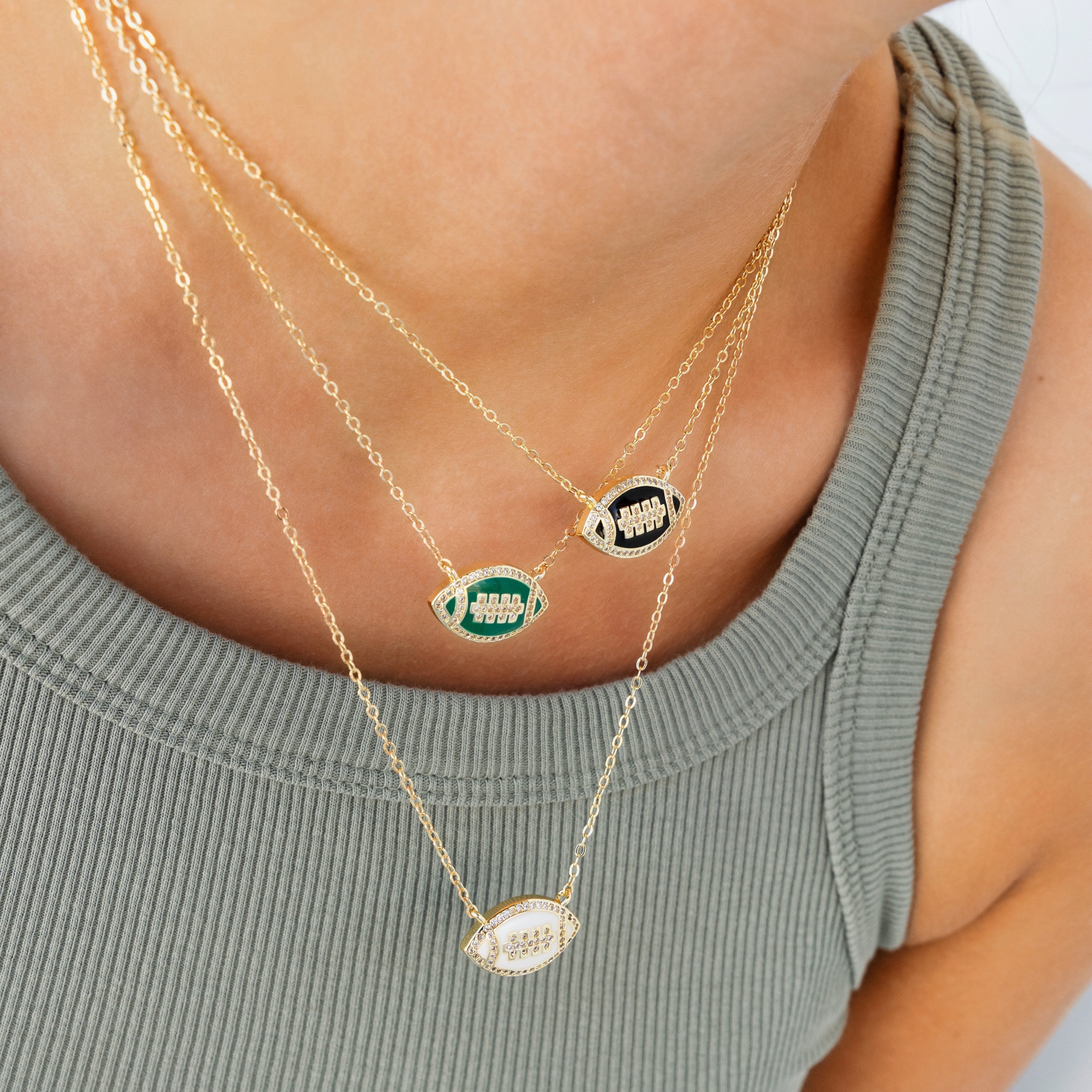 Touchdown Necklace-Dear Me Southern Boutique, located in DeRidder, Louisiana