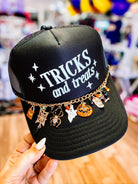 Tricks & Treats Trucker Hat-Headwear/Hats-Dear Me Southern Boutique, located in DeRidder, Louisiana