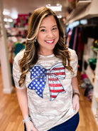 USA Bling Tee-Graphic Tees-Dear Me Southern Boutique, located in DeRidder, Louisiana