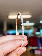 Venice Crystal Bangle - Gold Metal-Presales-Dear Me Southern Boutique, located in DeRidder, Louisiana