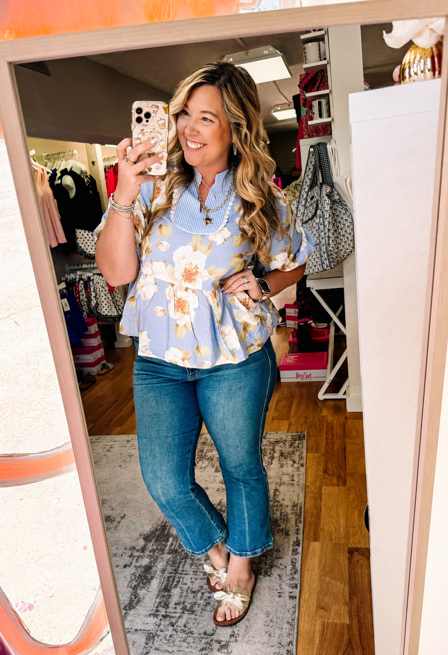 Vintage Soul Tummy Control Cropped Flare Judy Blue Jeans-Jeans-Dear Me Southern Boutique, located in DeRidder, Louisiana