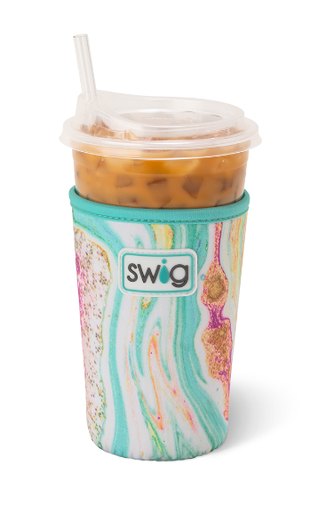 Wanderlust Swig Iced Cup Coolie-Tumblers/Mugs-Dear Me Southern Boutique, located in DeRidder, Louisiana