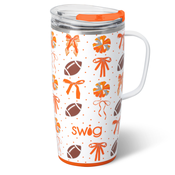 We've Got Spirit Orange Travel Mug 22oz-Travel Mugs-Dear Me Southern Boutique, located in DeRidder, Louisiana