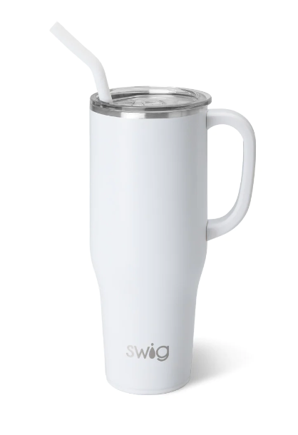 White Swig Mega Mug-Mega Mugs-Dear Me Southern Boutique, located in DeRidder, Louisiana