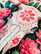 Wild West Wildflower Bougie Rhinestone Tee-Presales-Dear Me Southern Boutique, located in DeRidder, Louisiana