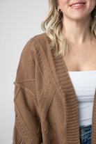 Willow Cardigan - Mocha-Cardigan-Dear Me Southern Boutique, located in DeRidder, Louisiana